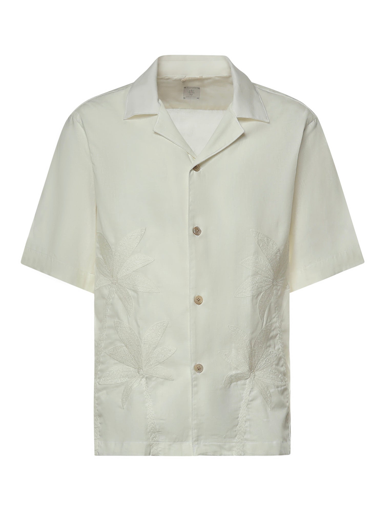Camicia bowling in cotone M75CAMM08TES0M137 01-02 ELEVENTY 