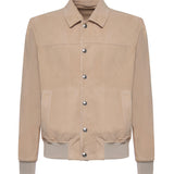 Bomber in suede M75GBTM03PEL0M001 102 ELEVENTY 