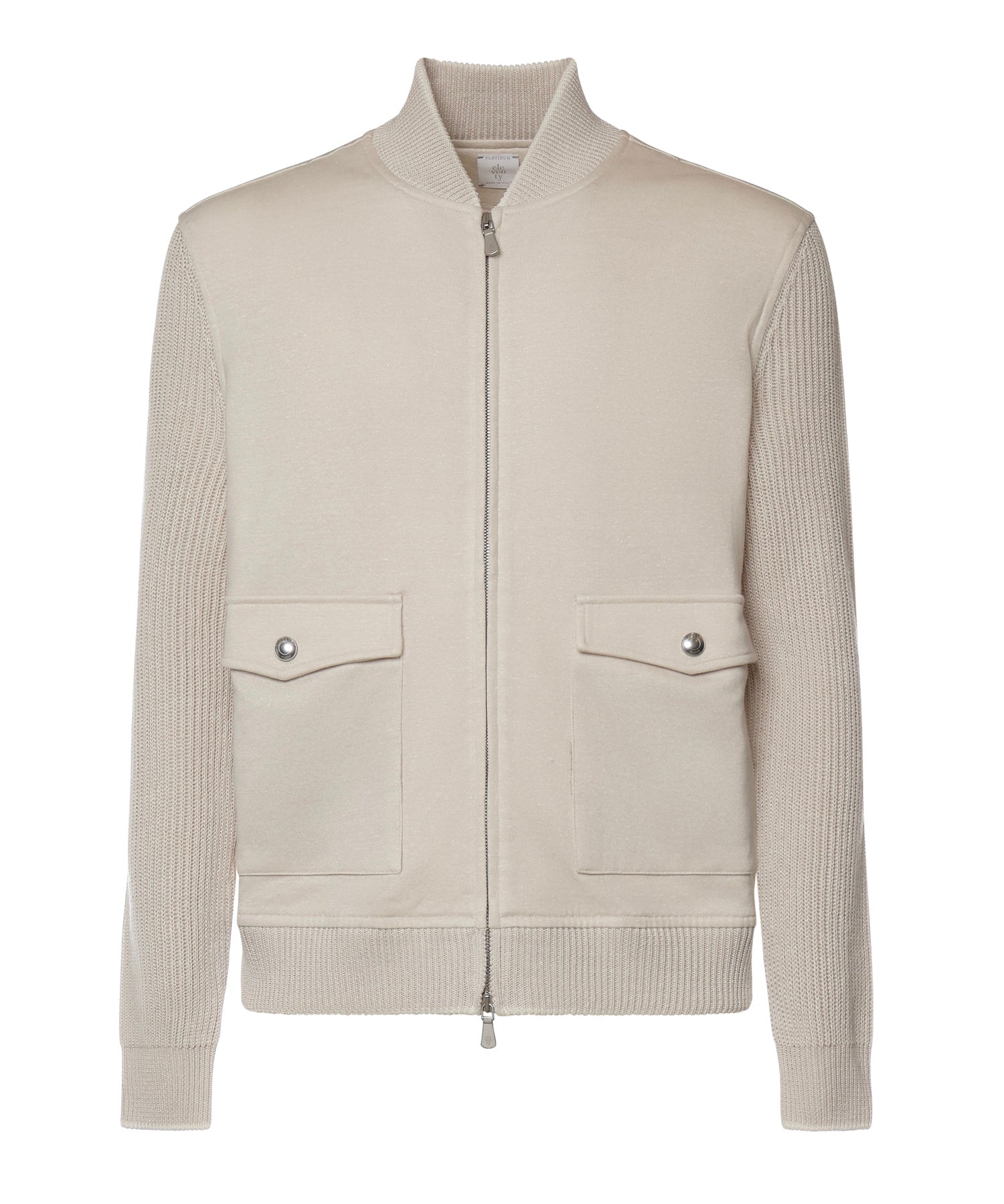 Bomber in cotone e lino M75GBTM32TES0M200 02-01 ELEVENTY 