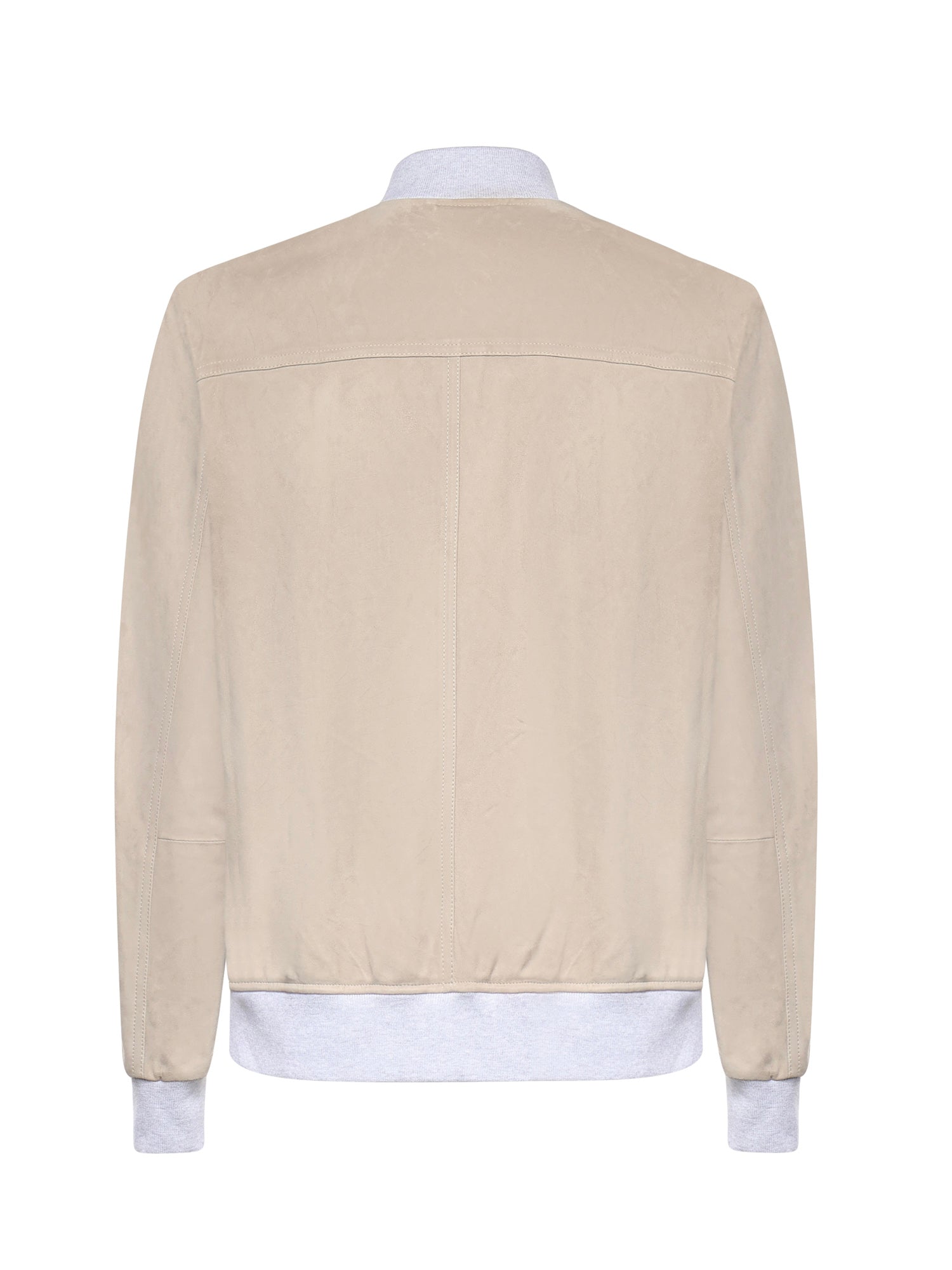 Bomber in pelle scamosciata M75GBTM43PEL0M029 07 ELEVENTY 