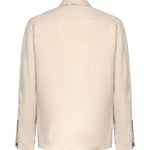 Overshirt in lyocell e lino M75GIAK08TES0M116 02 ELEVENTY 