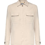 Overshirt in lyocell e lino M75GIAK08TES0M116 02 ELEVENTY 
