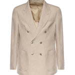 Blazer in misto lyocell e lino M75GIAK10TES0M116 02 ELEVENTY 