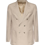 Blazer in misto lyocell e lino M75GIAK10TES0M116 02 ELEVENTY 