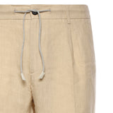 Pantaloni in lino M75PANG03TES0I139 102 ELEVENTY 