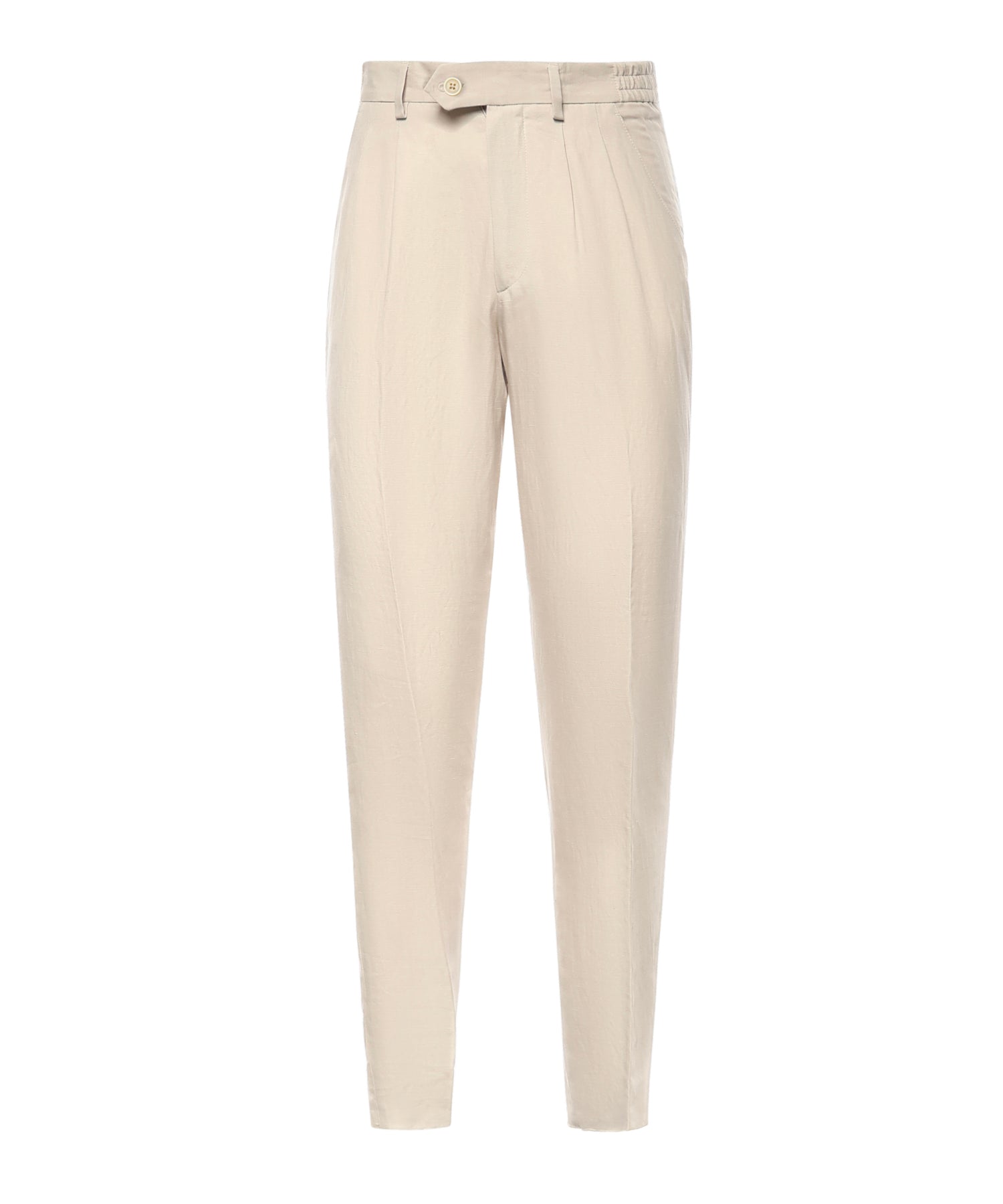 Pantalone in lyocell e lino M75PANM17TES0M116 02 ELEVENTY 