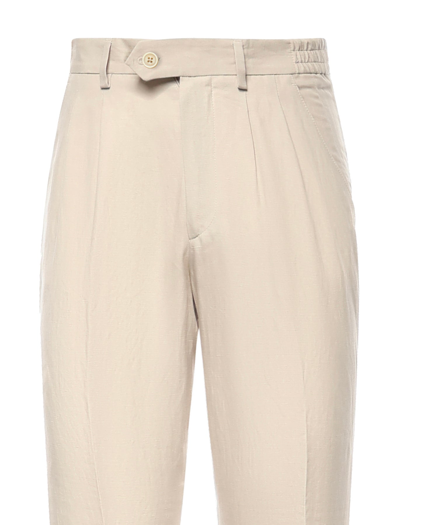 Pantalone in lyocell e lino M75PANM17TES0M116 02 ELEVENTY 