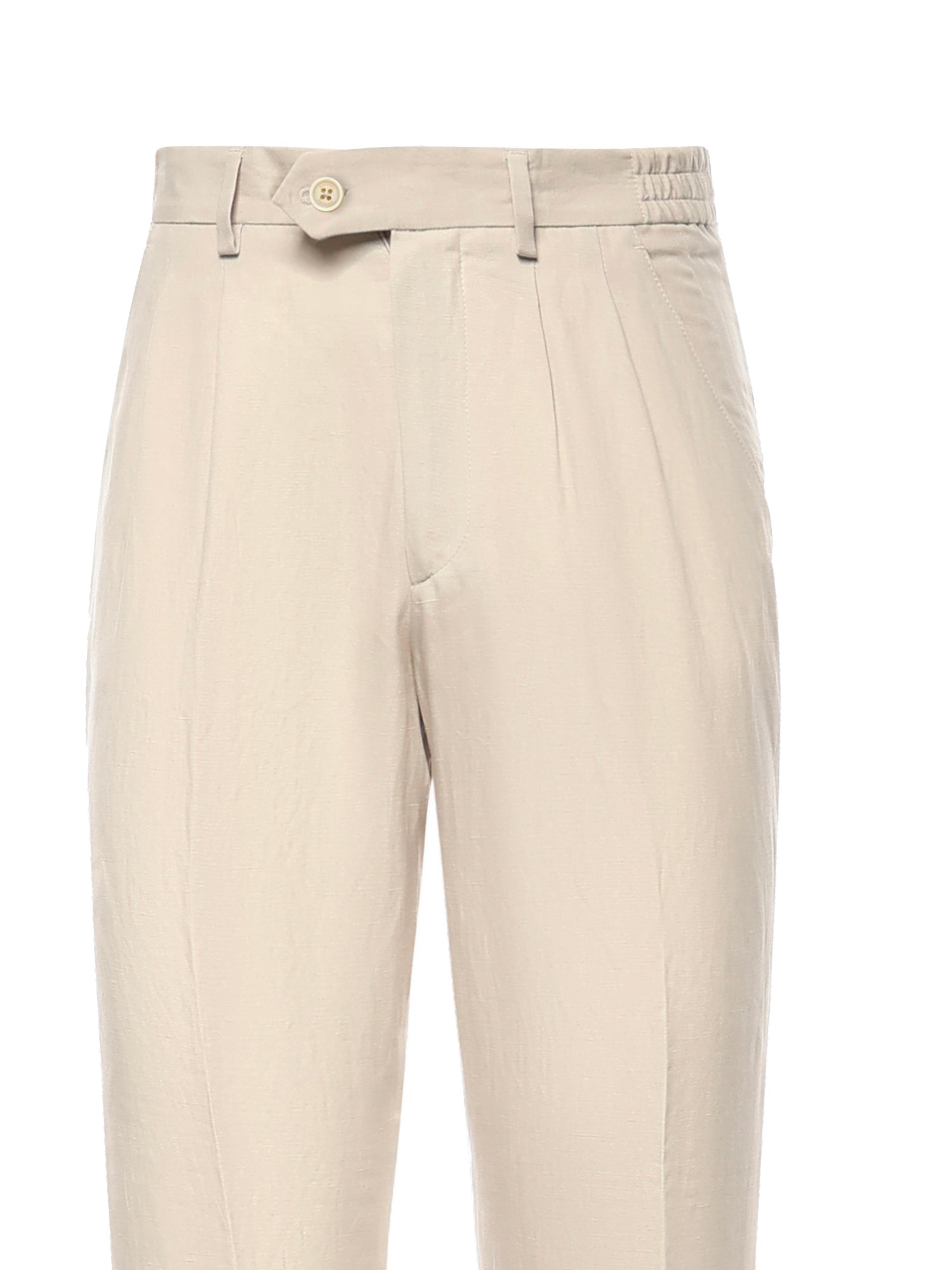 Pantalone in lyocell e lino M75PANM17TES0M116 02 ELEVENTY 