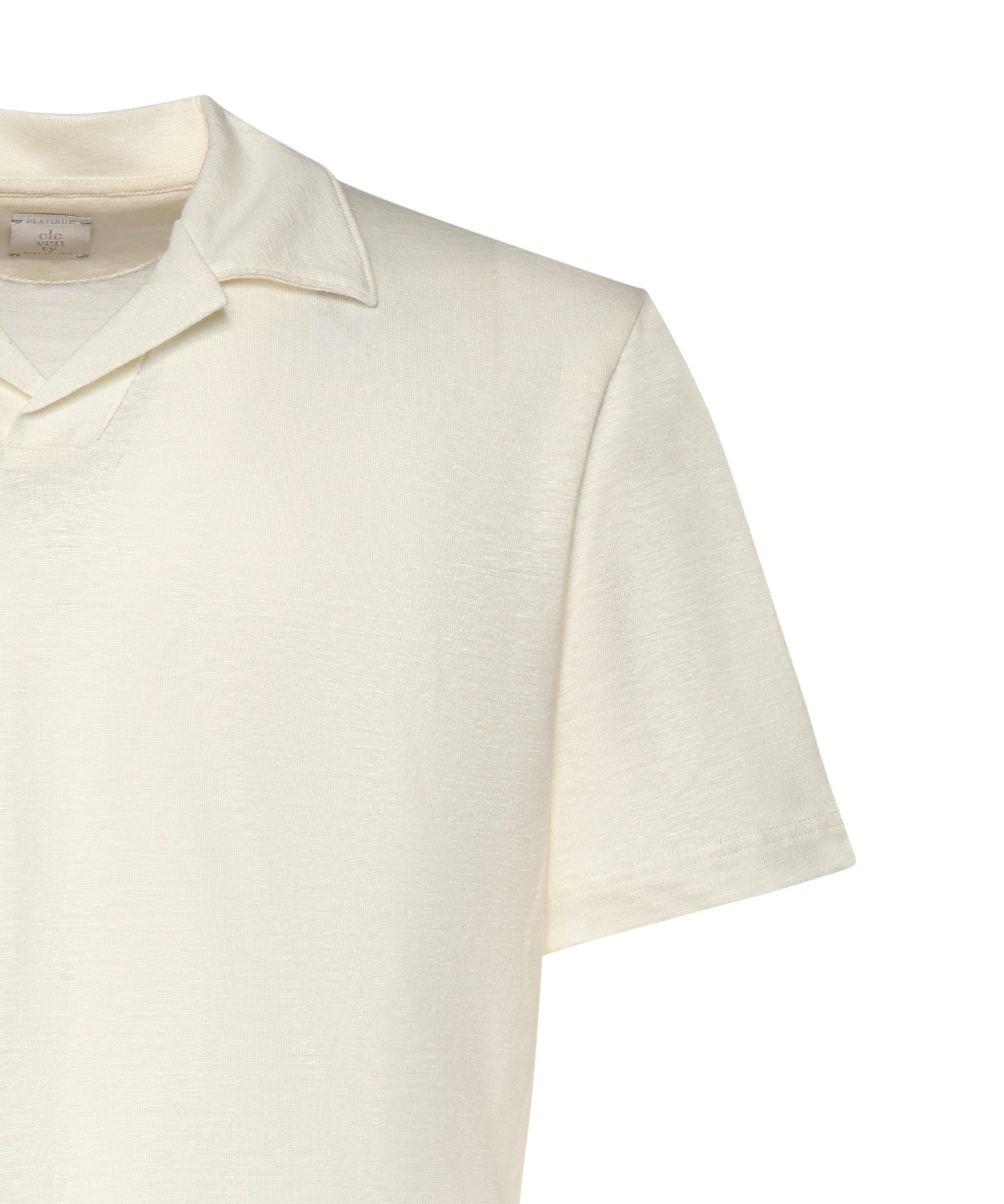 Polo in lino M75POLM02TES0M121 01 ELEVENTY 