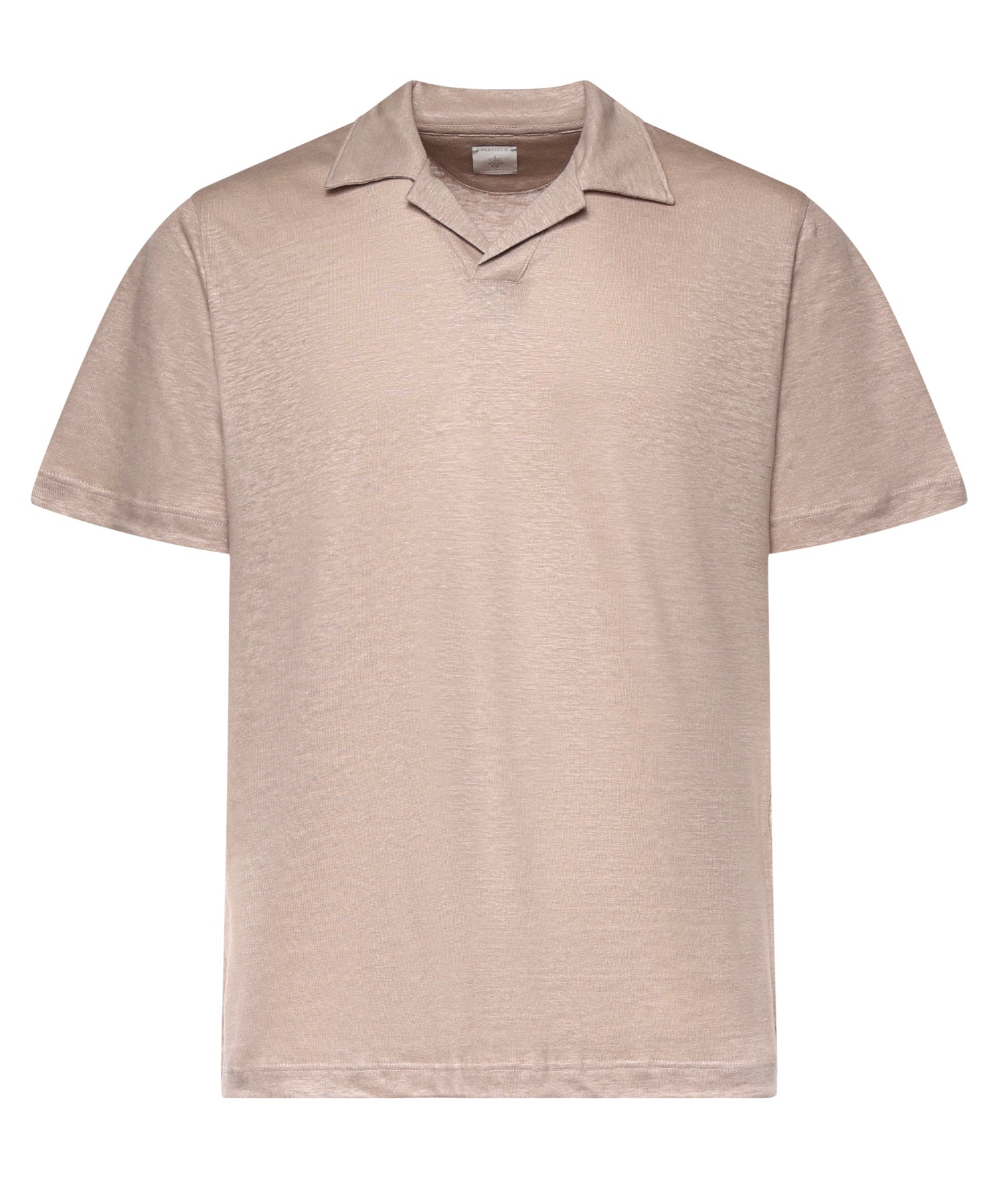 Polo in lino<BR/> M75POLM02TES0M121 26 ELEVENTY 