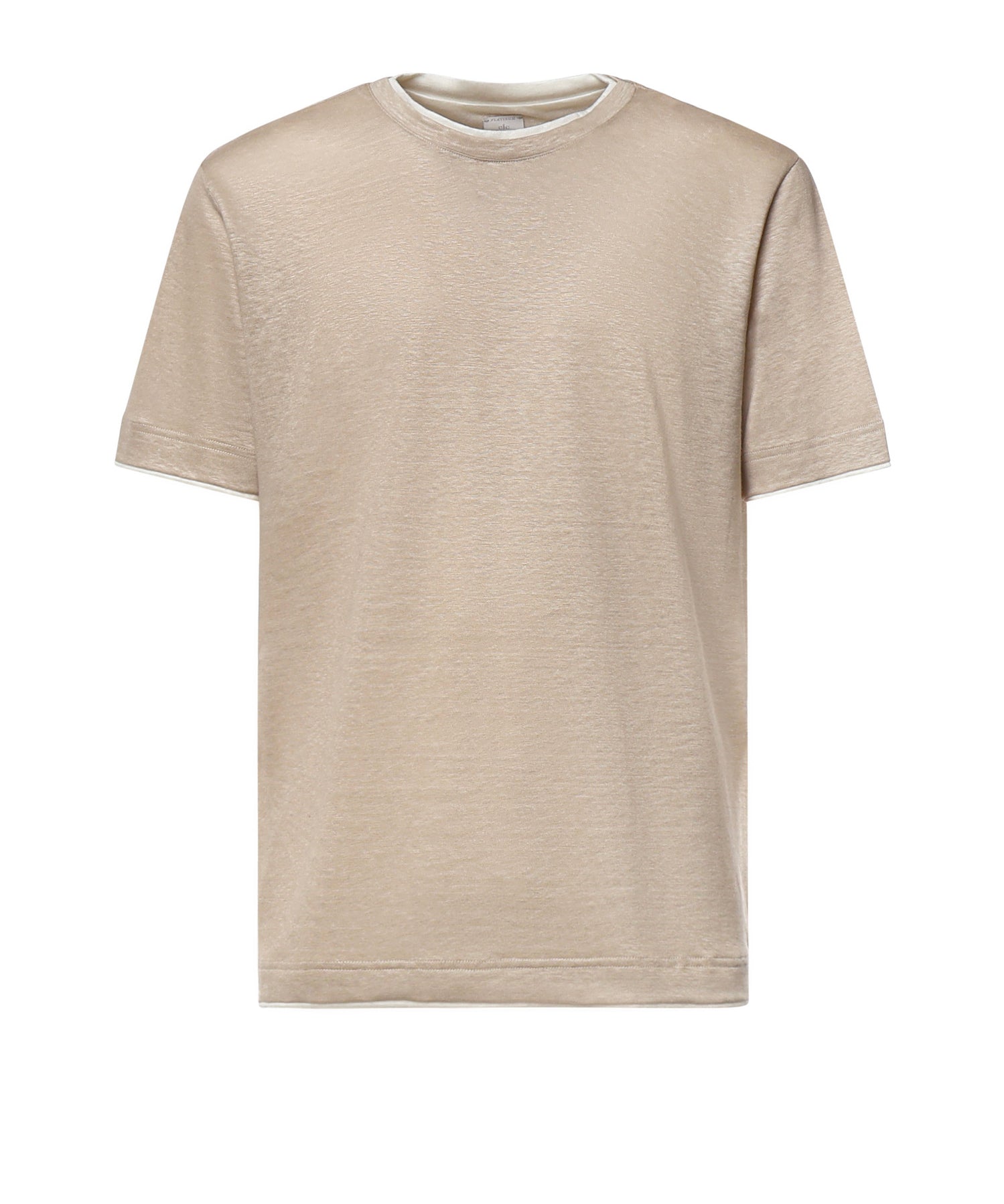 T-shirt in lino M75TSHM07 TES0M24102-01 ELEVENTY 
