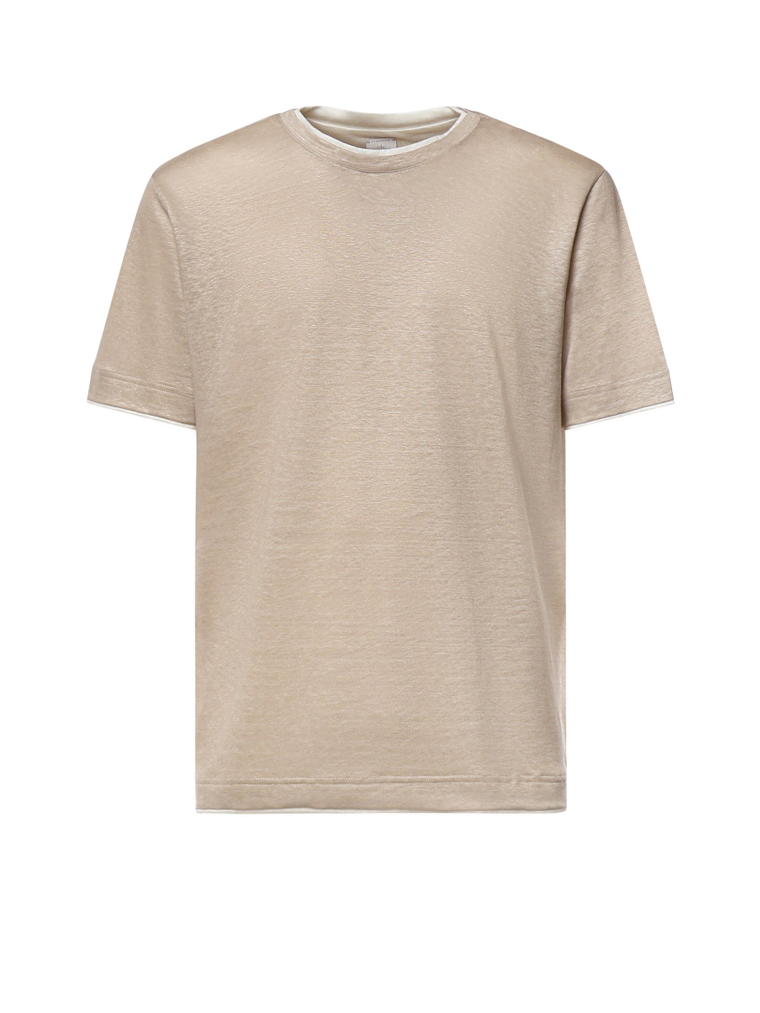T-shirt in lino M75TSHM07 TES0M24102-01 ELEVENTY 