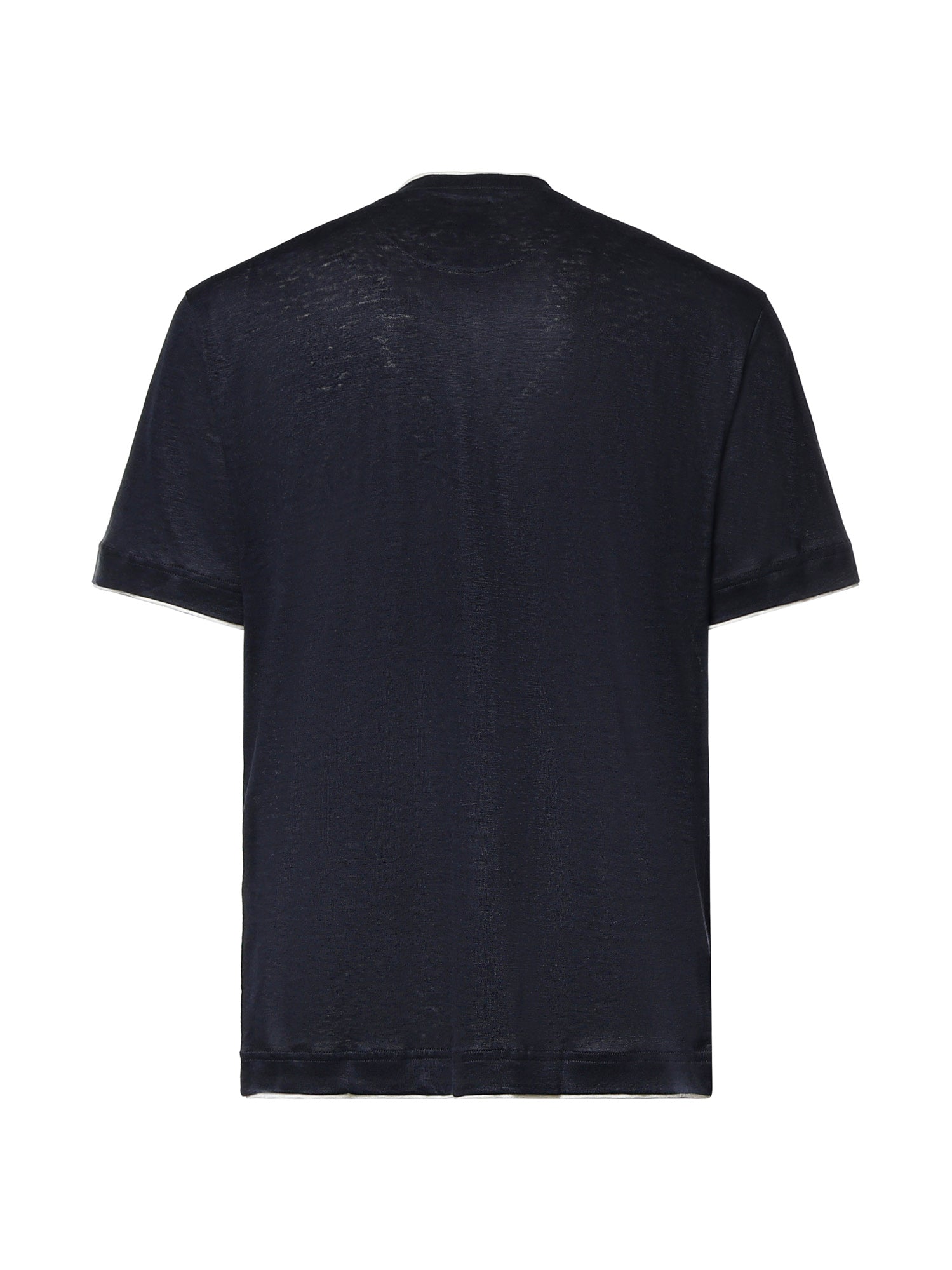 T-shirt in lino M75TSHM07 TES0M24111-01 ELEVENTY 