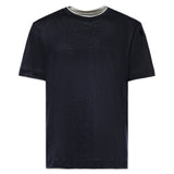 T-shirt in lino M75TSHM07 TES0M24111-01 ELEVENTY 