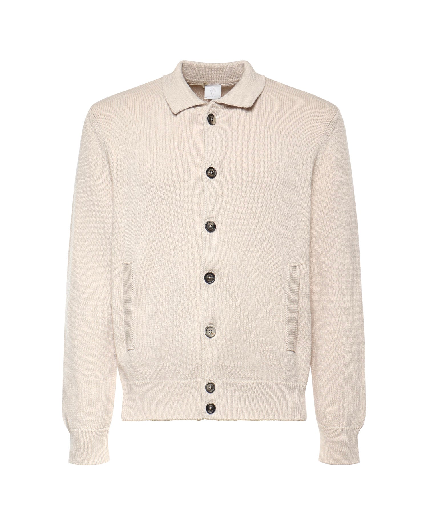 Cardigan in cotone e seta M76MAGM15MAG0M006 02 ELEVENTY 