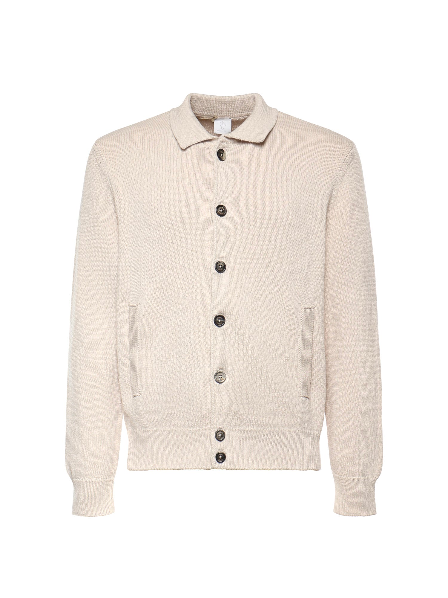 Cardigan in cotone e seta M76MAGM15MAG0M006 02 ELEVENTY 