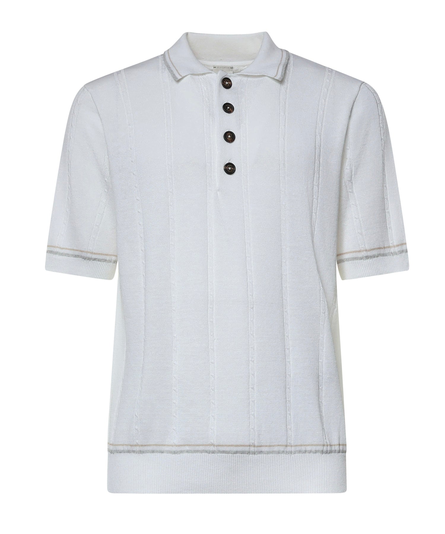 Polo in lino e cotone M76MAGM42MAG0M018 011302 ELEVENTY 