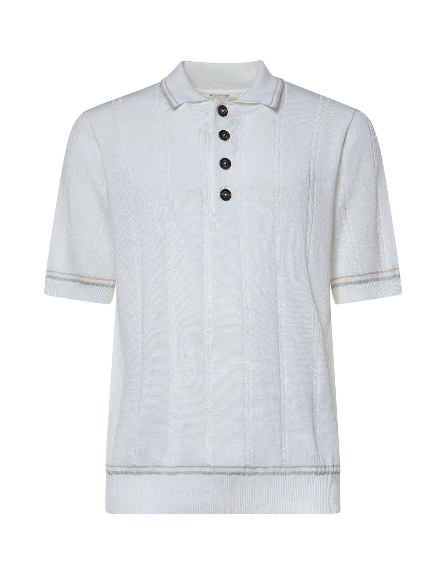 Polo in lino e cotone M76MAGM42MAG0M018 011302 ELEVENTY 