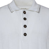 Polo in lino e cotone M76MAGM42MAG0M018 011302 ELEVENTY 