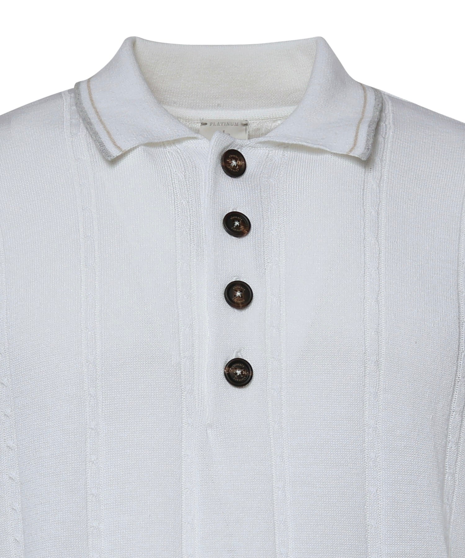Polo in lino e cotone M76MAGM42MAG0M018 011302 ELEVENTY 