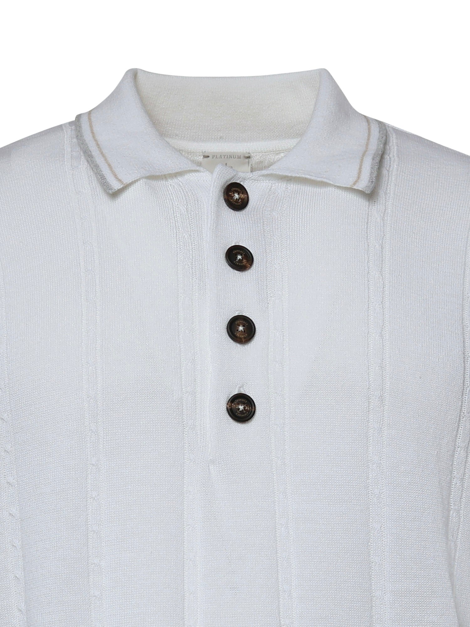 Polo in lino e cotone M76MAGM42MAG0M018 011302 ELEVENTY 