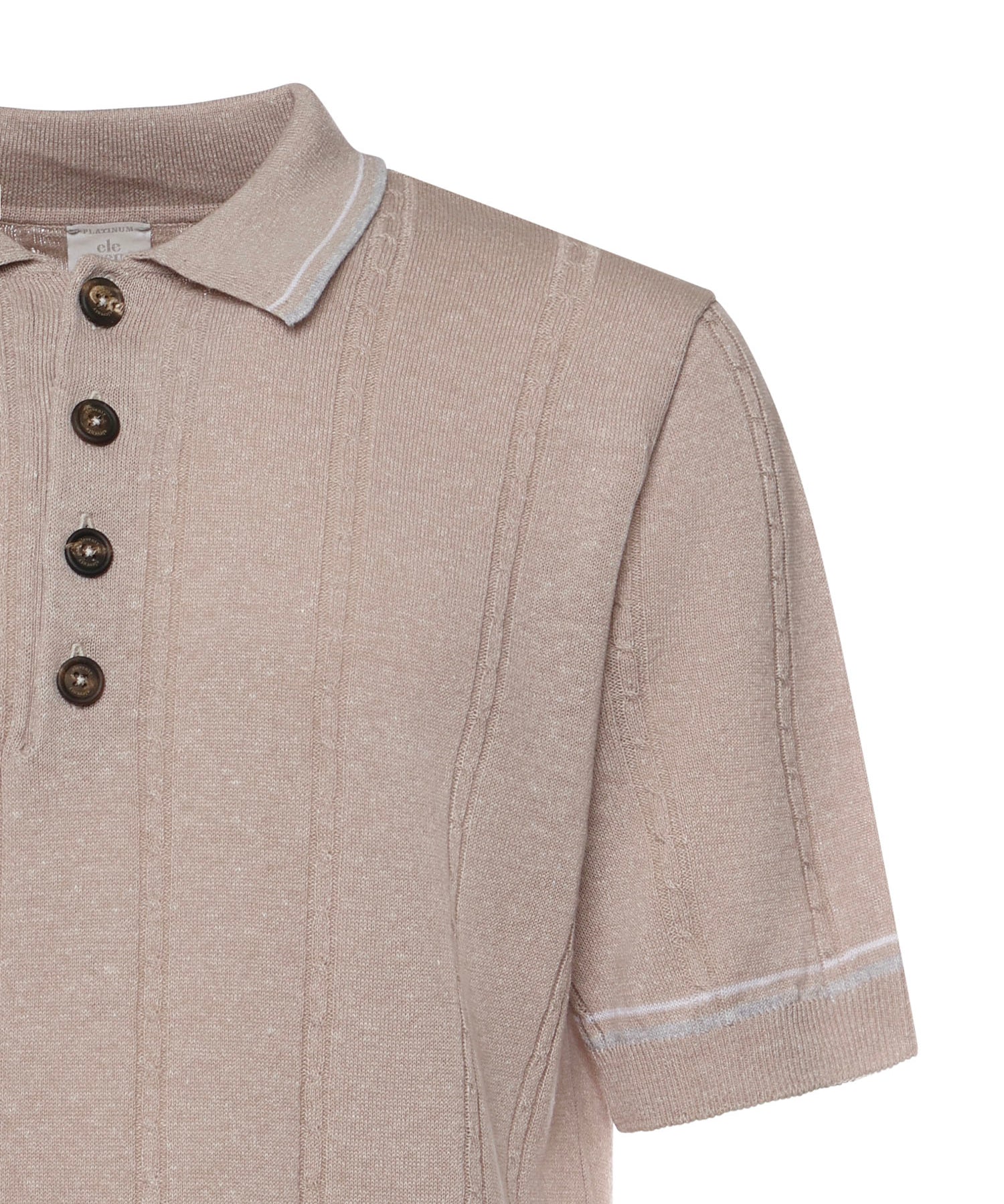 Polo in lino e cotone M76MAGM42MAG0M018 261301 ELEVENTY 