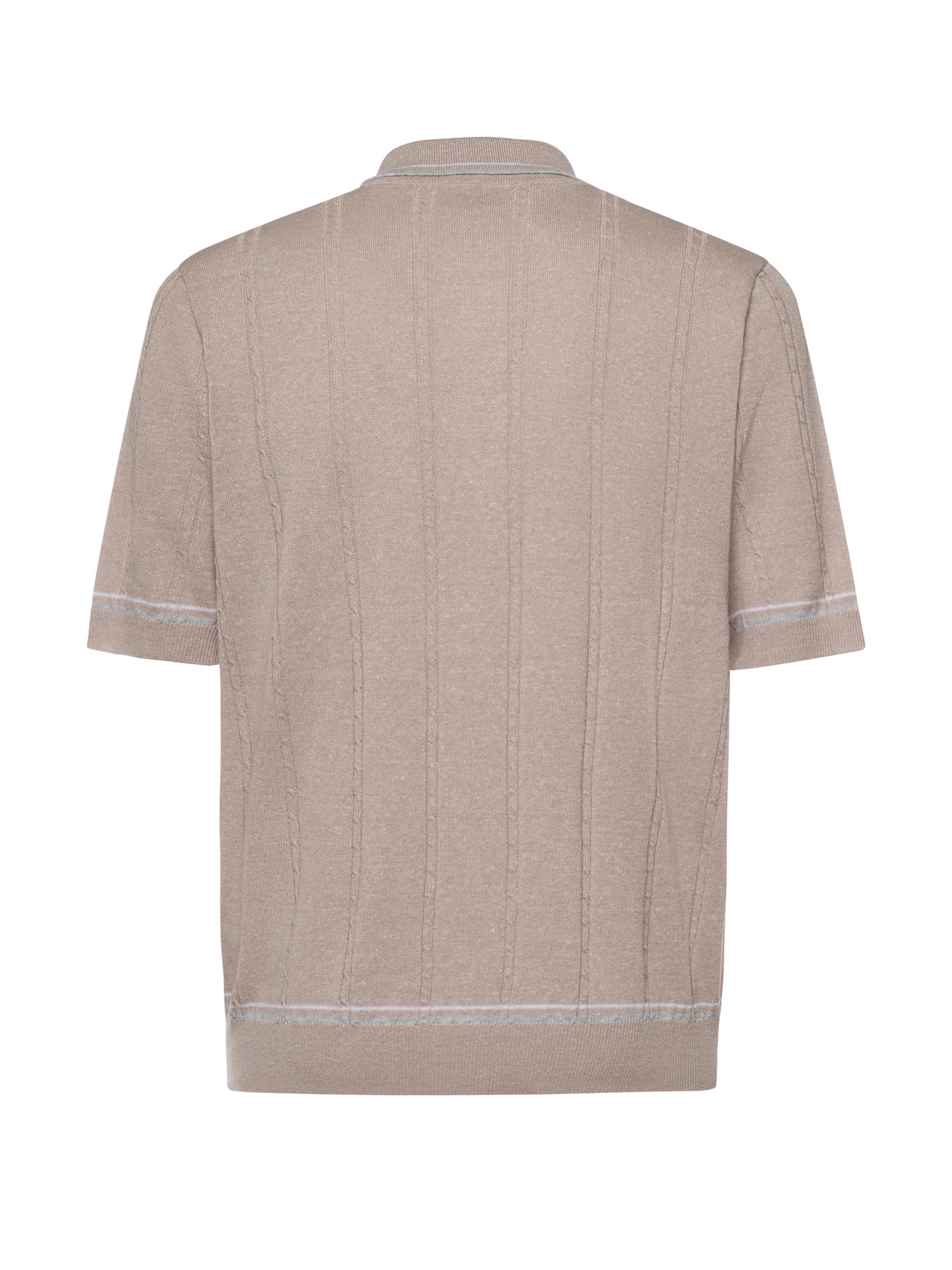Polo in lino e cotone M76MAGM42MAG0M018 261301 ELEVENTY 