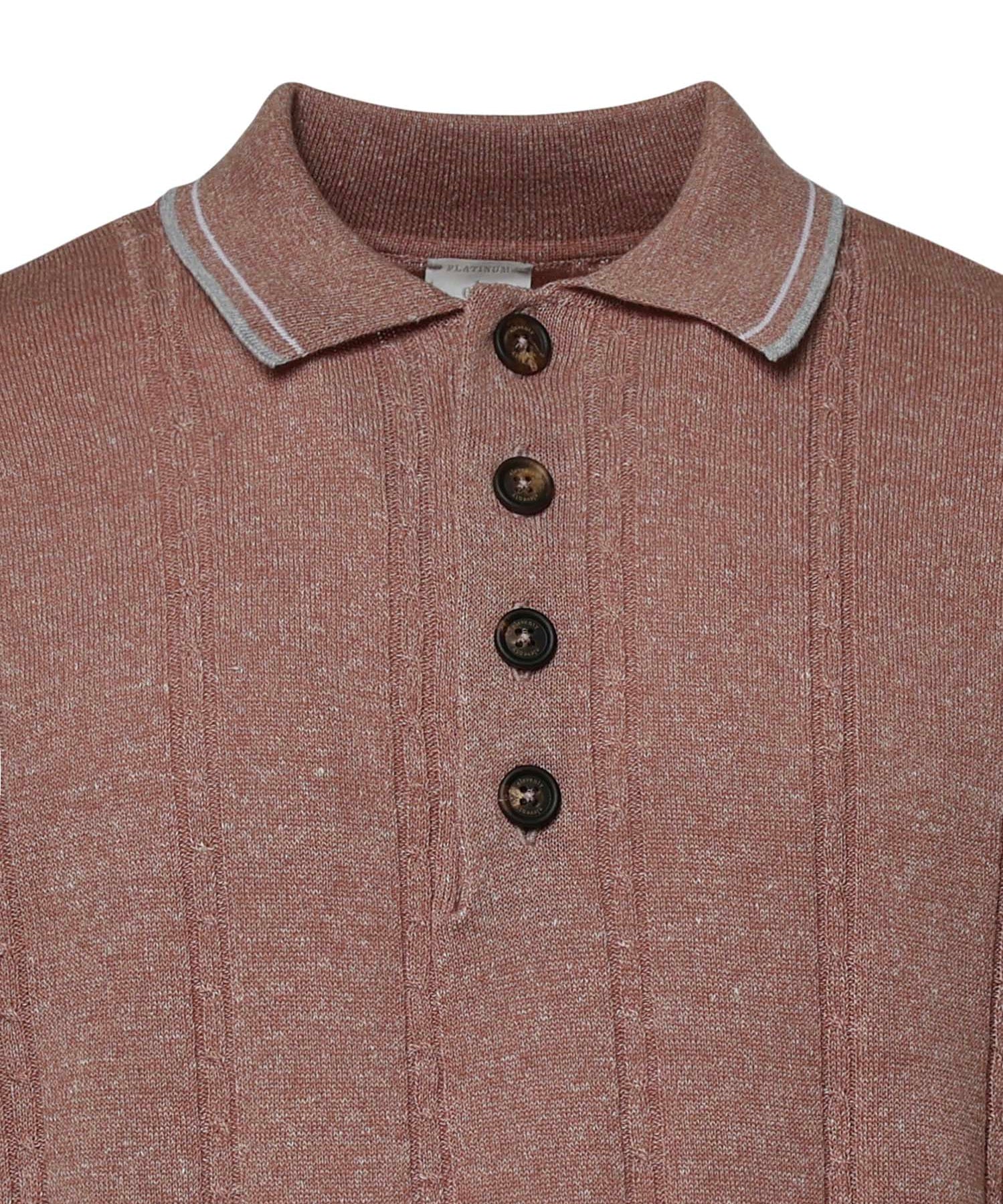 Polo in lino e cotone M76MAGM42MAG0M018 991301 ELEVENTY 