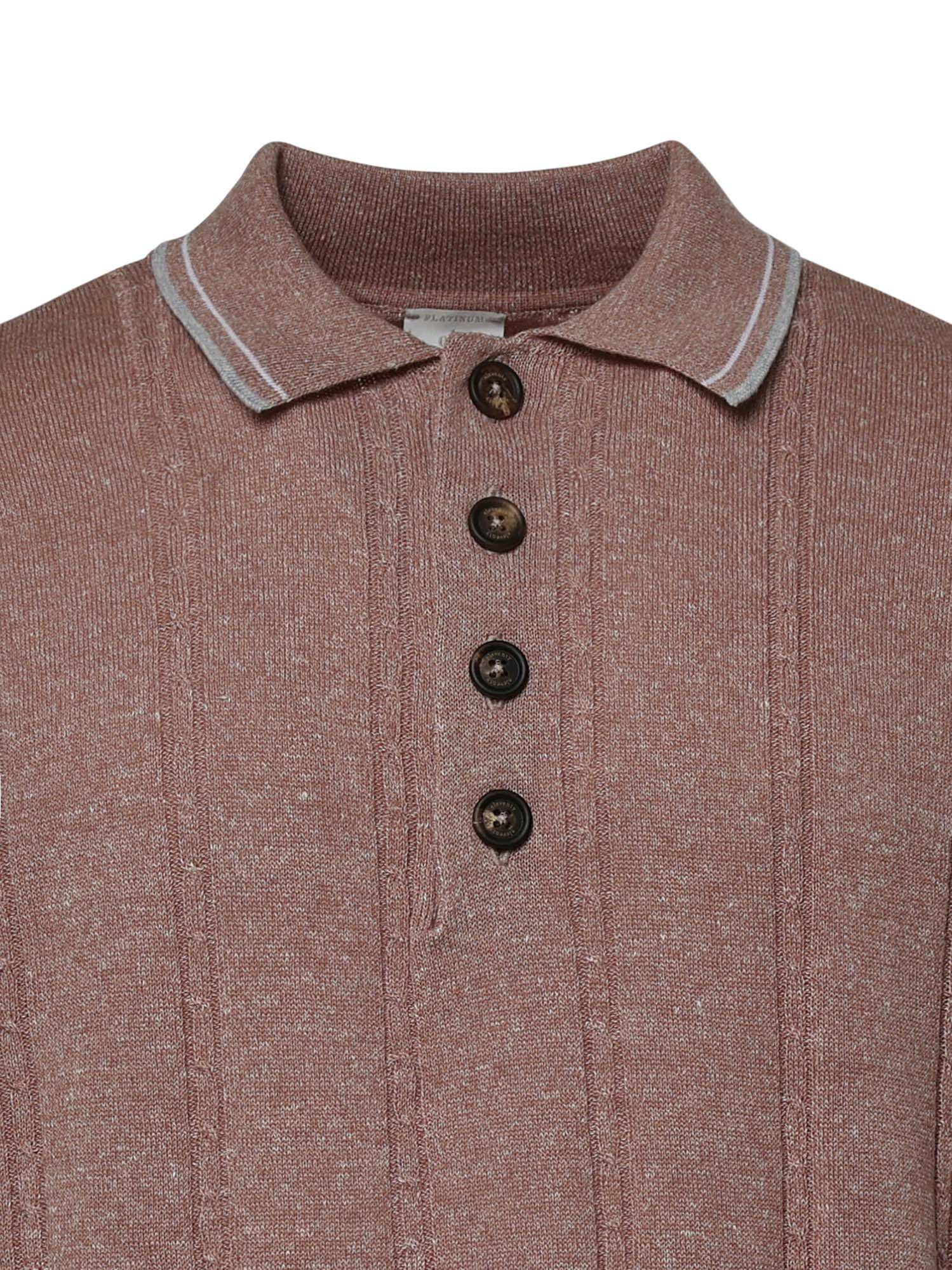 Polo in lino e cotone M76MAGM42MAG0M018 991301 ELEVENTY 