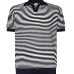 Polo a righe in cotone M76MAGM56MAG0M037 11-01 ELEVENTY 