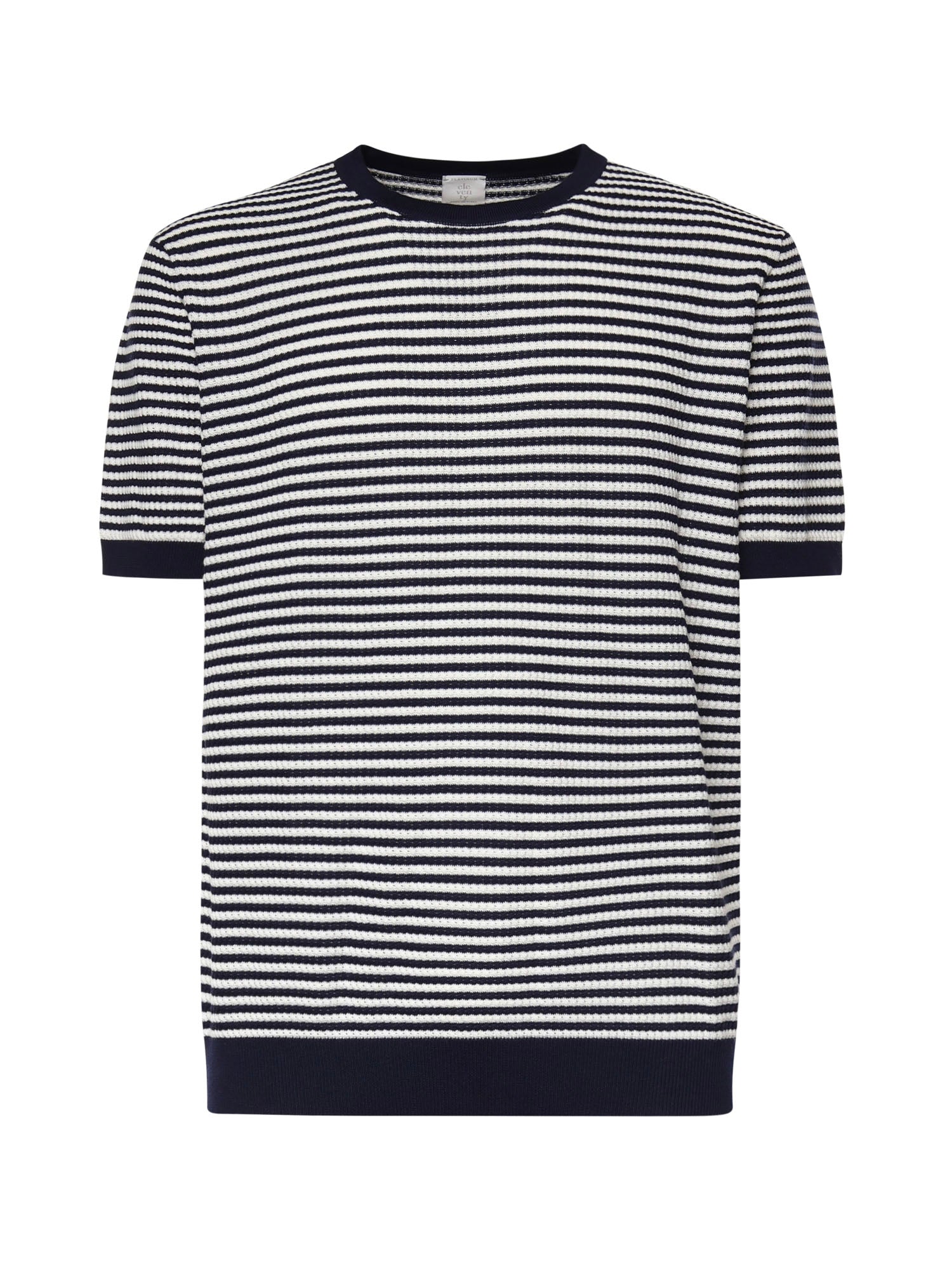 T-shirt a righe in cotone<BR/> M76MAGM57MAG0M037 11-01 ELEVENTY 