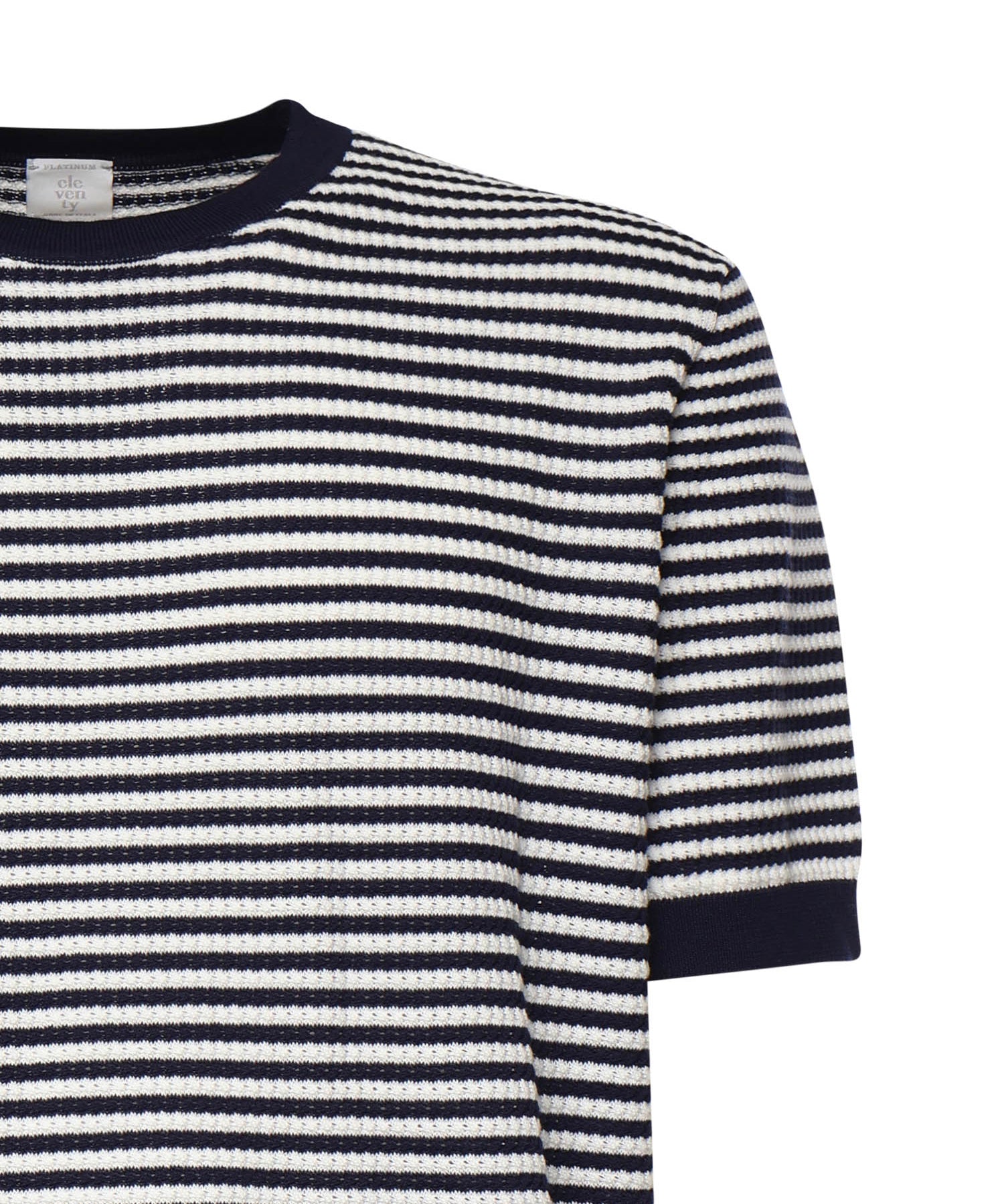 T-shirt a righe in cotone<BR/> M76MAGM57MAG0M037 11-01 ELEVENTY 