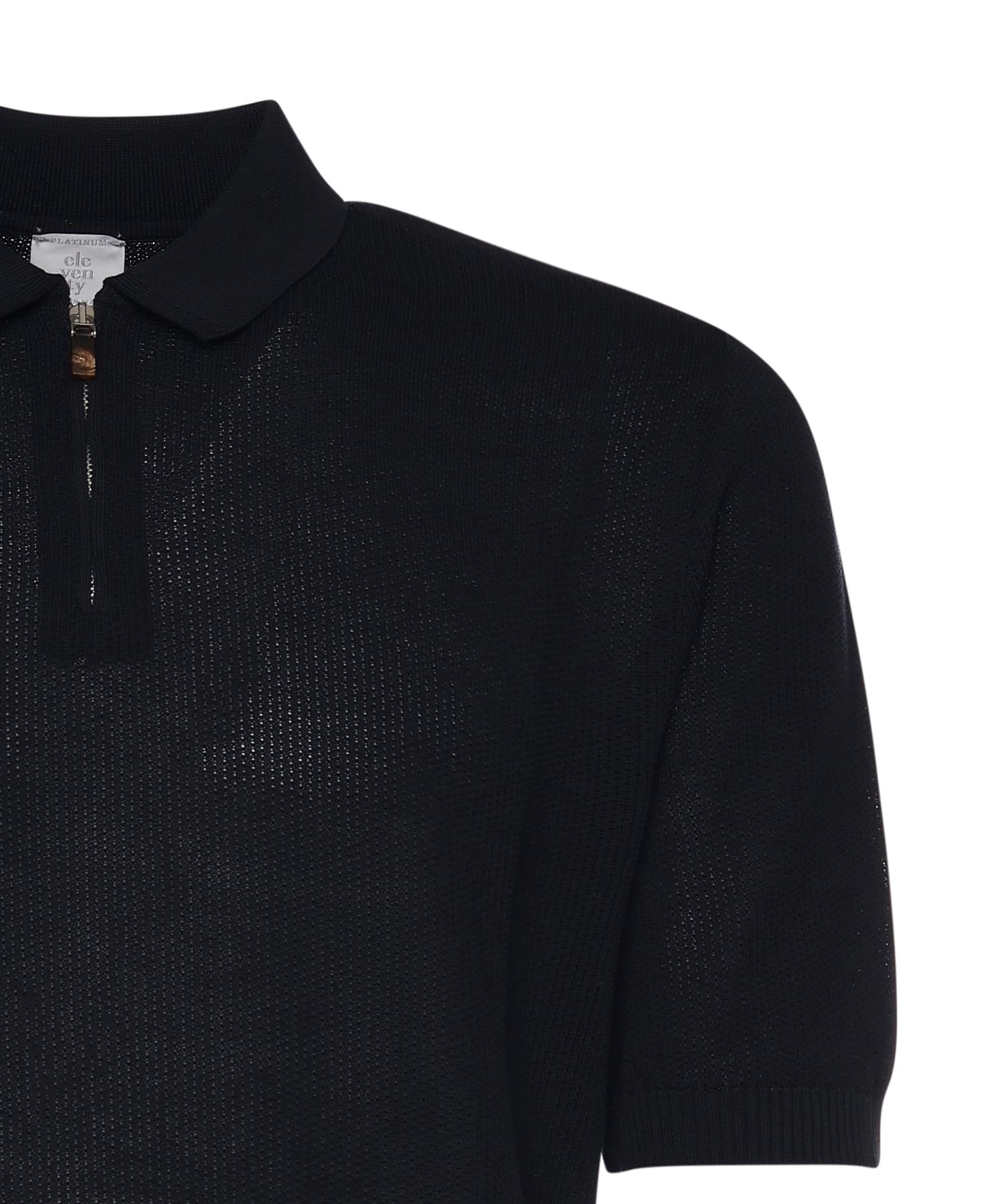 Polo con zip in cotone M76MAGM90MAG0M008 11 ELEVENTY 