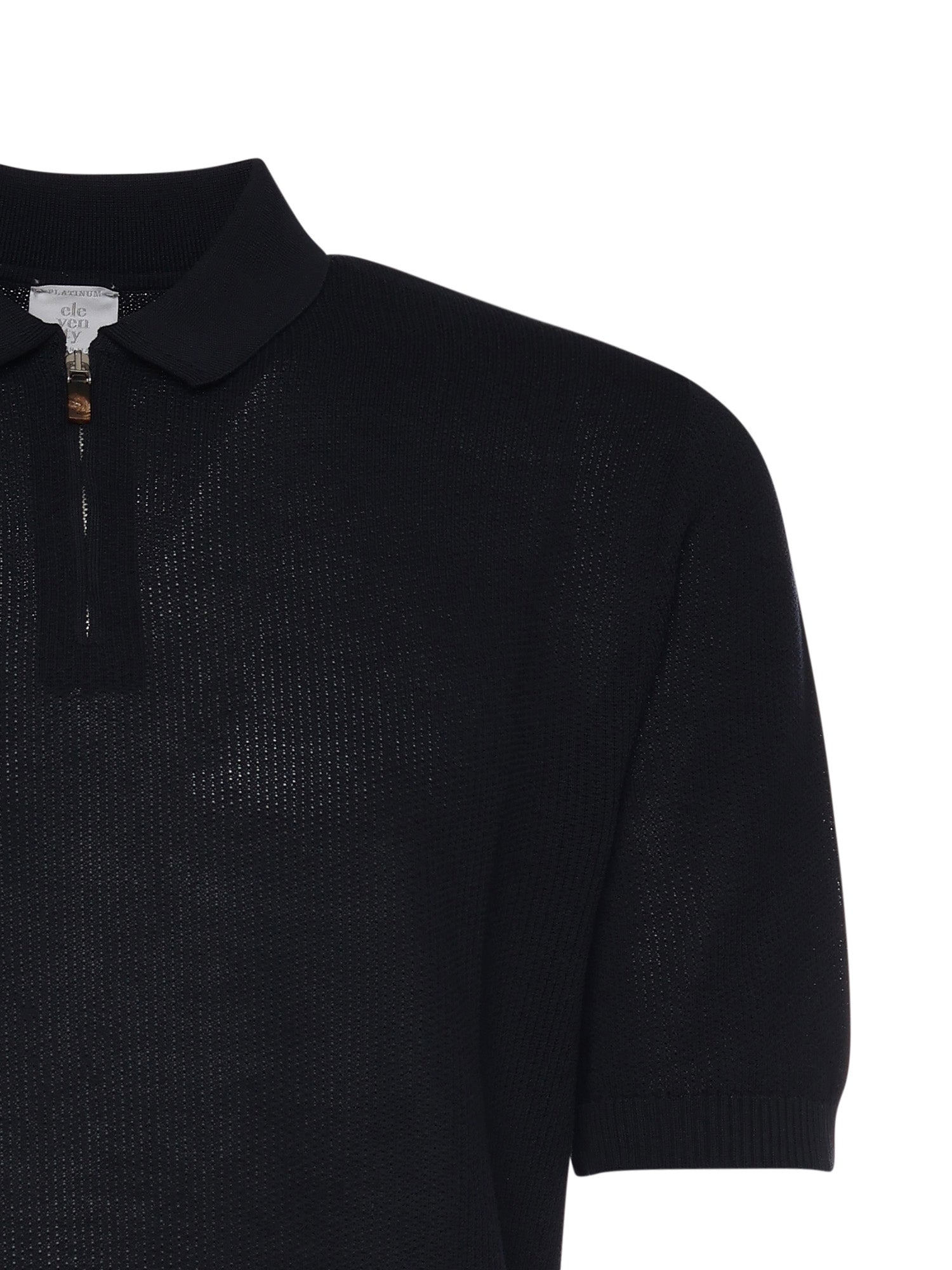 Polo con zip in cotone M76MAGM90MAG0M008 11 ELEVENTY 