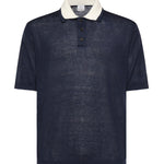 Polo in misto lino M76POLM01MAG0M059 11-01 ELEVENTY 