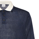Polo in misto lino M76POLM01MAG0M059 11-01 ELEVENTY 