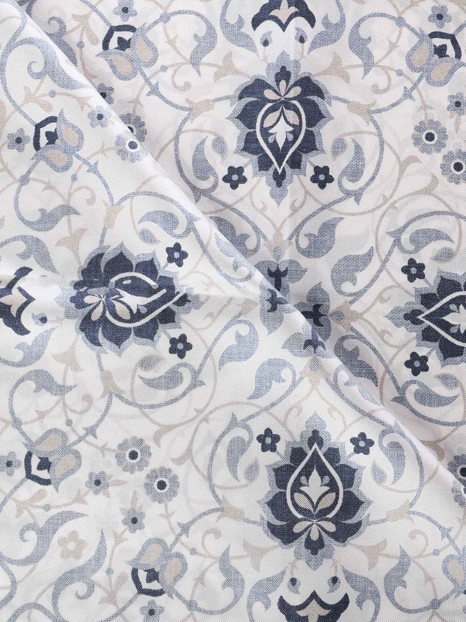 Foulard con stampa in seta M77ACCG02TES0M071 00-08 ELEVENTY 