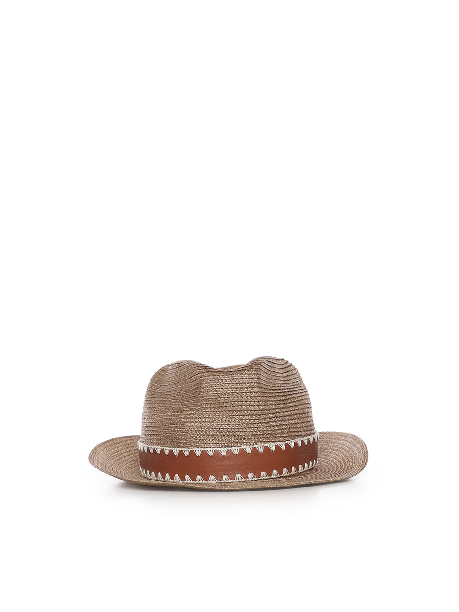Cappello in abaca M77CPLM12TES0M118 03 ELEVENTY 