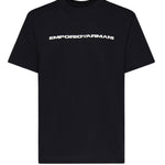 T-shirt in cotone con logo 8N1TE6 1JUFZ09Q4 EMPORIO ARMANI 