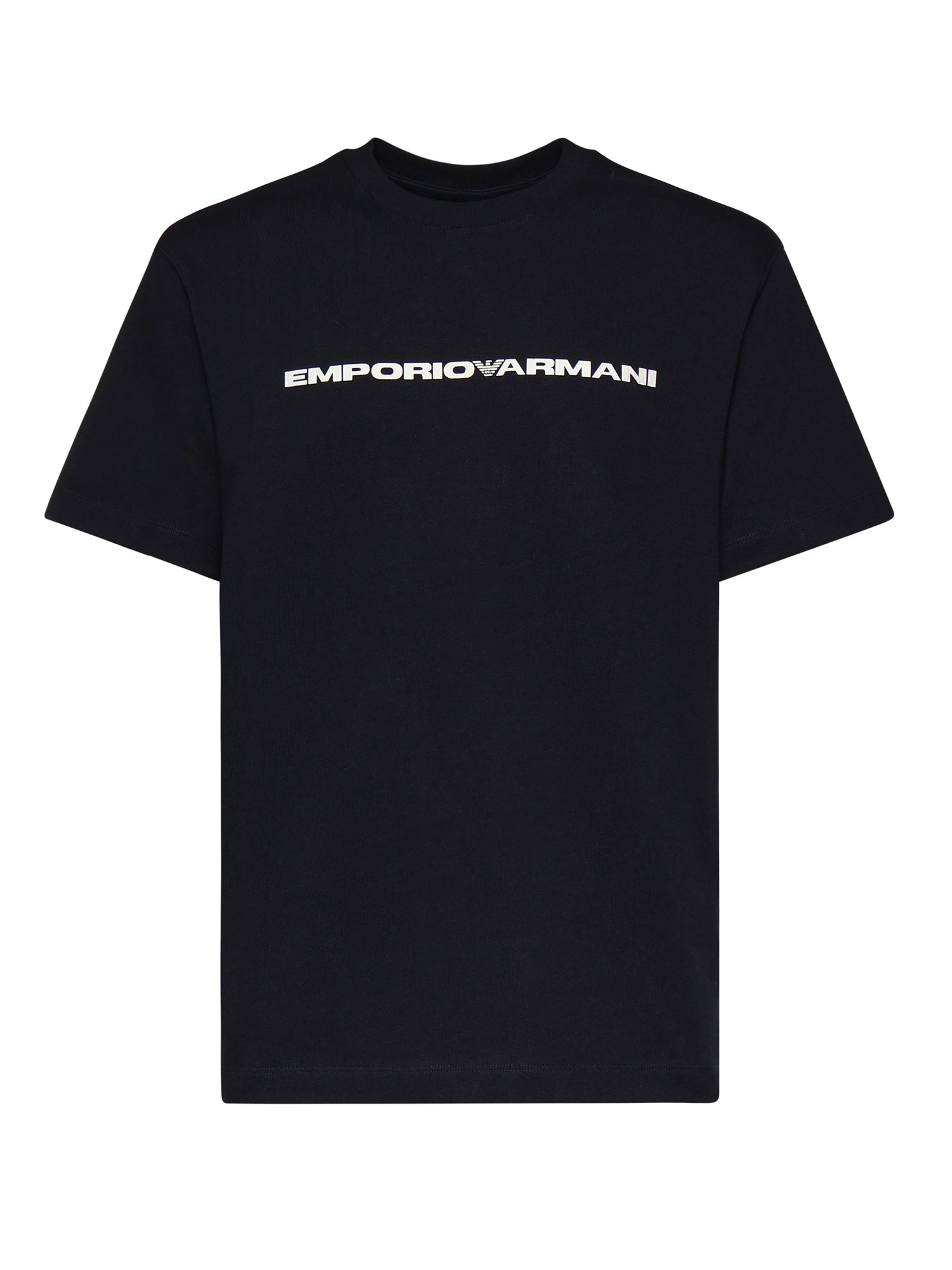 T-shirt in cotone con logo 8N1TE6 1JUFZ09Q4 EMPORIO ARMANI 