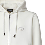 Felpa con zip in misto cotone AF10013 EM004538U0003 EMPORIO ARMANI 