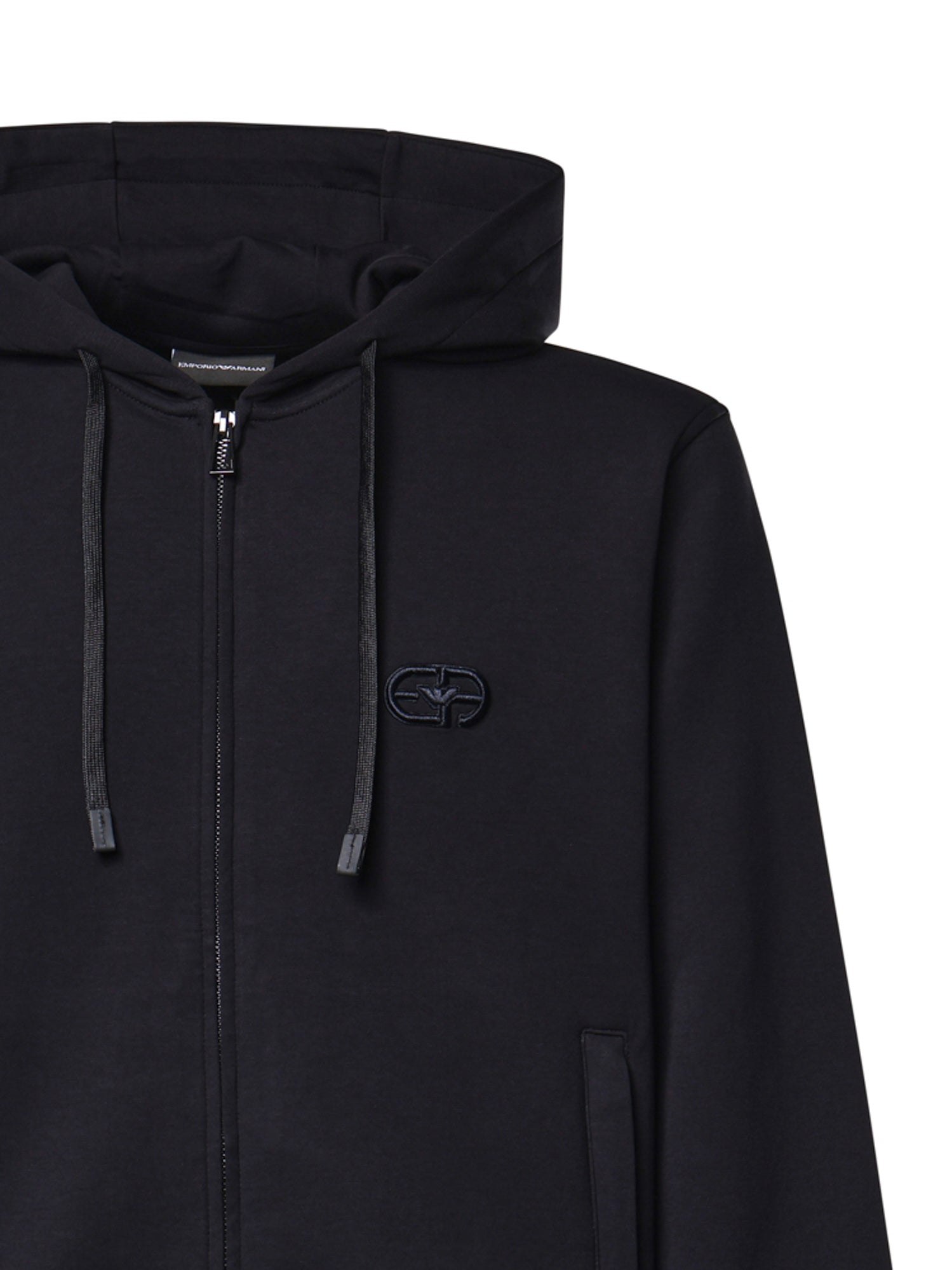 Felpa con zip in misto cotone AF10013 EM004538UB118 EMPORIO ARMANI 