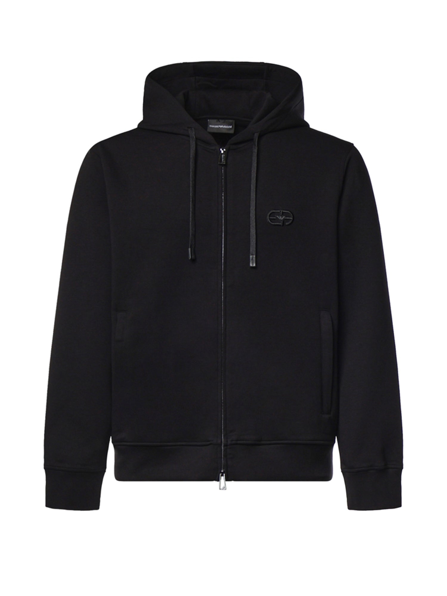 Felpa con zip in misto cotone AF10013 EM004538UC001 EMPORIO ARMANI 