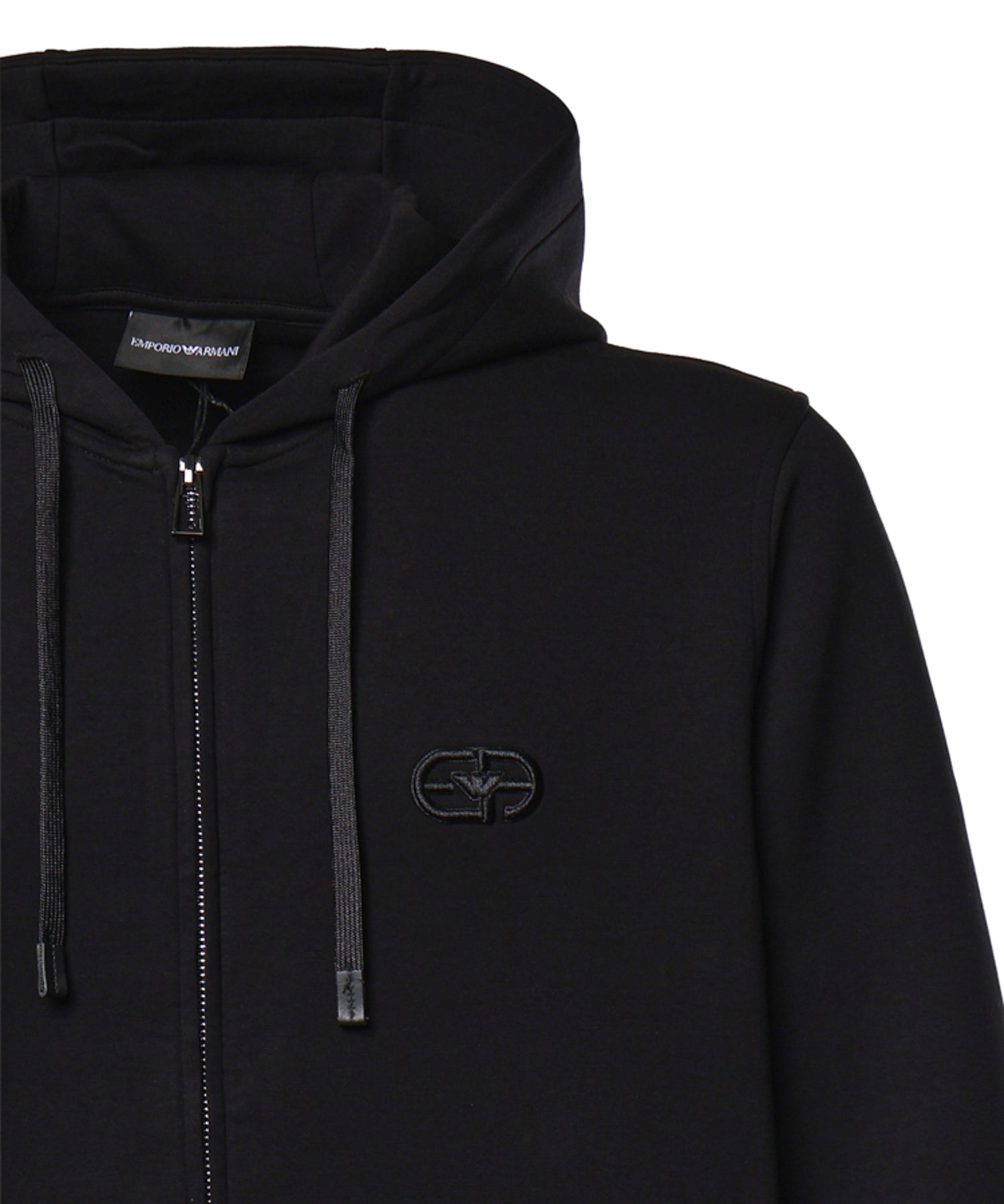 Felpa con zip in misto cotone AF10013 EM004538UC001 EMPORIO ARMANI 