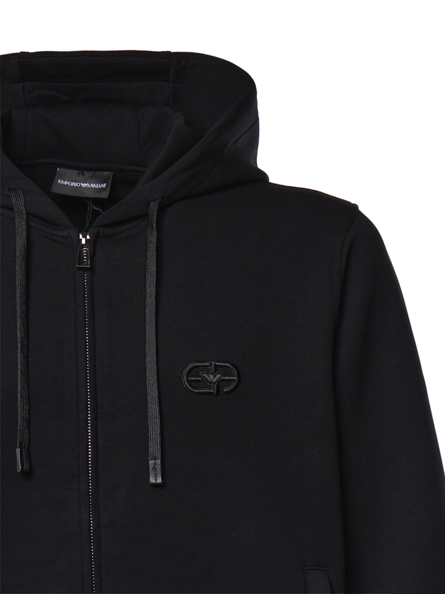 Felpa con zip in misto cotone AF10013 EM004538UC001 EMPORIO ARMANI 