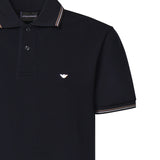 Polo in cotone con logo AF23090 EM004607UB118 EMPORIO ARMANI 