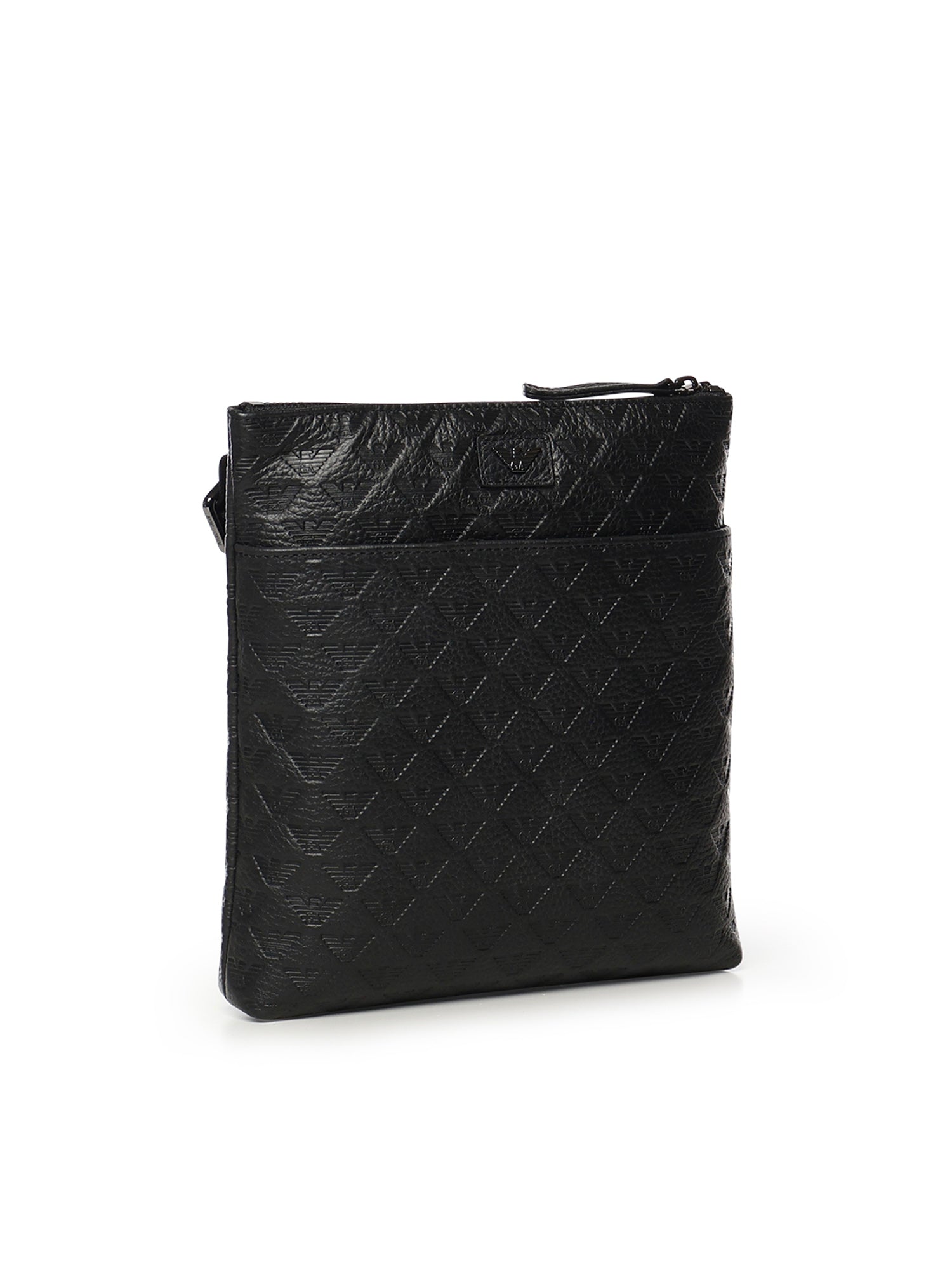 Borsa a tracolla piatta in pelle EM001688 AF14774UC001 EMPORIO ARMANI 