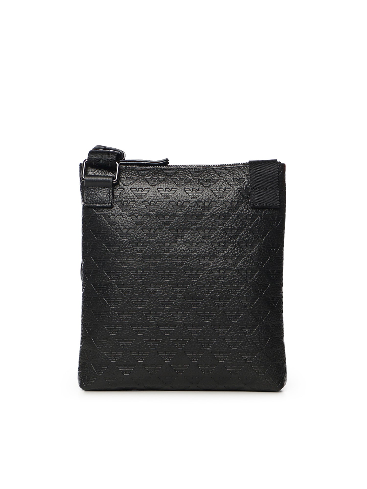 Borsa a tracolla piatta in pelle EM001688 AF14774UC001 EMPORIO ARMANI 