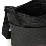 Borsa a tracolla piatta in pelle EM001688 AF14774UC001 EMPORIO ARMANI 