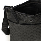 Borsa a tracolla piatta in pelle EM001688 AF14774UC001 EMPORIO ARMANI 